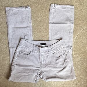 Banana Republic Light Gray Corduroy Trousers